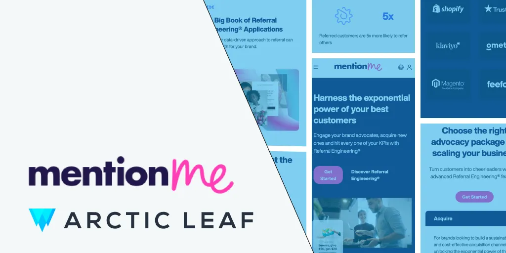 Mention Me Partnership Announcement | Arctic Leaf