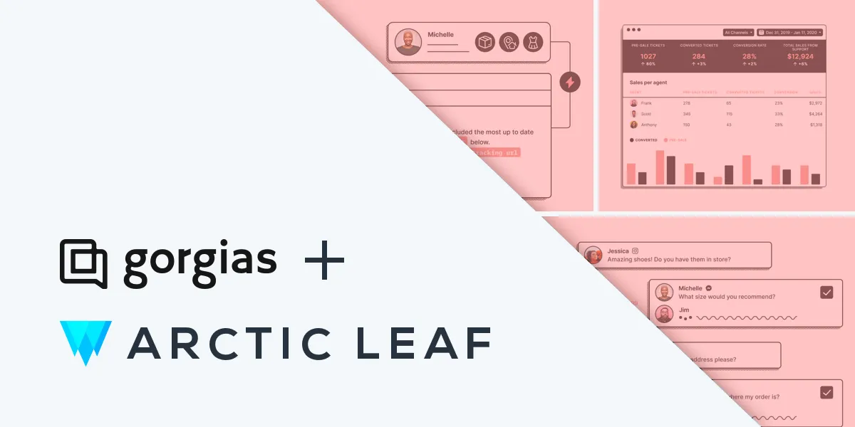 Gorgias Partnership Announcement | Arctic Leaf