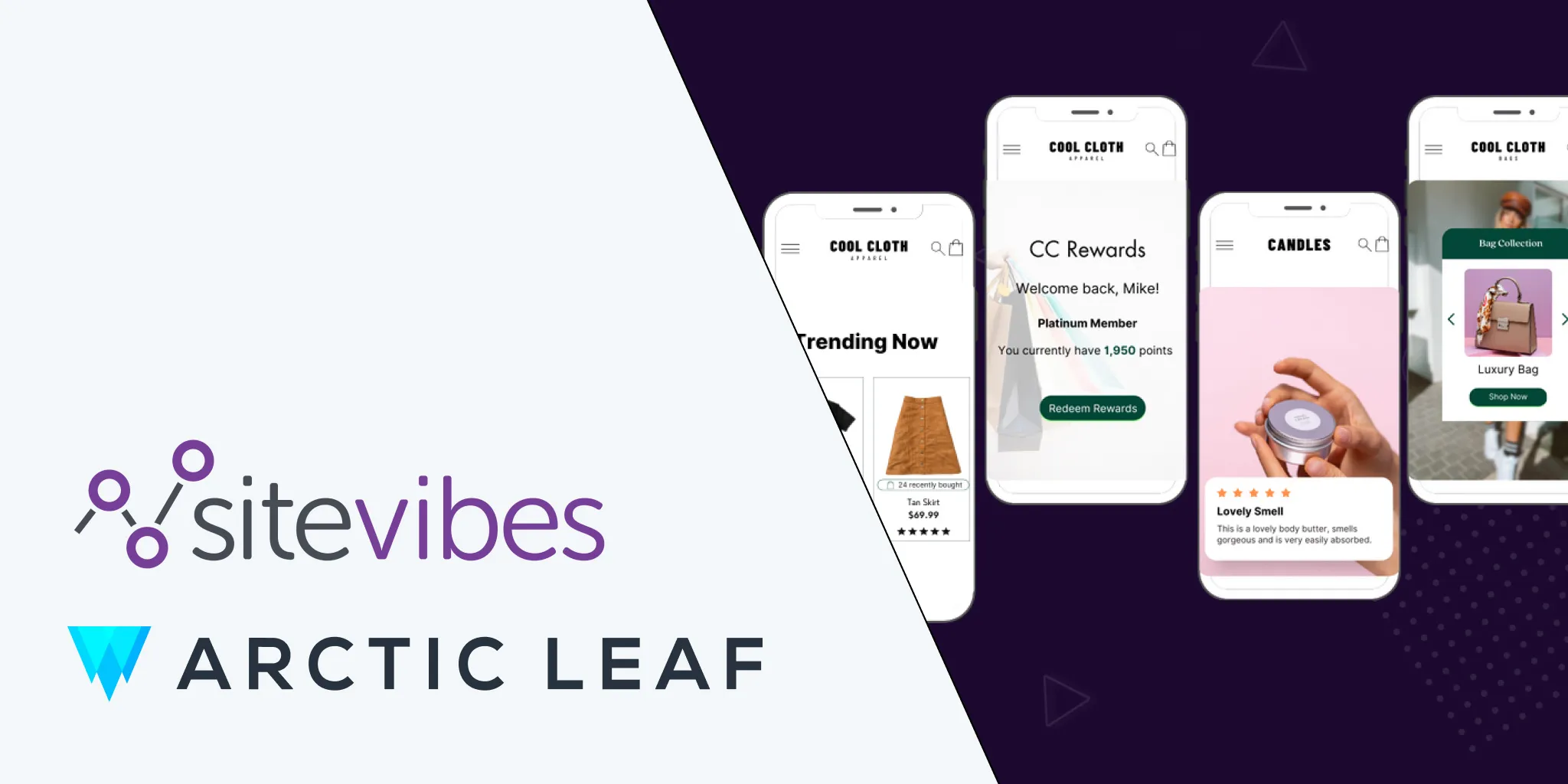 SiteVibes Partnership Announcement | Arctic Leaf