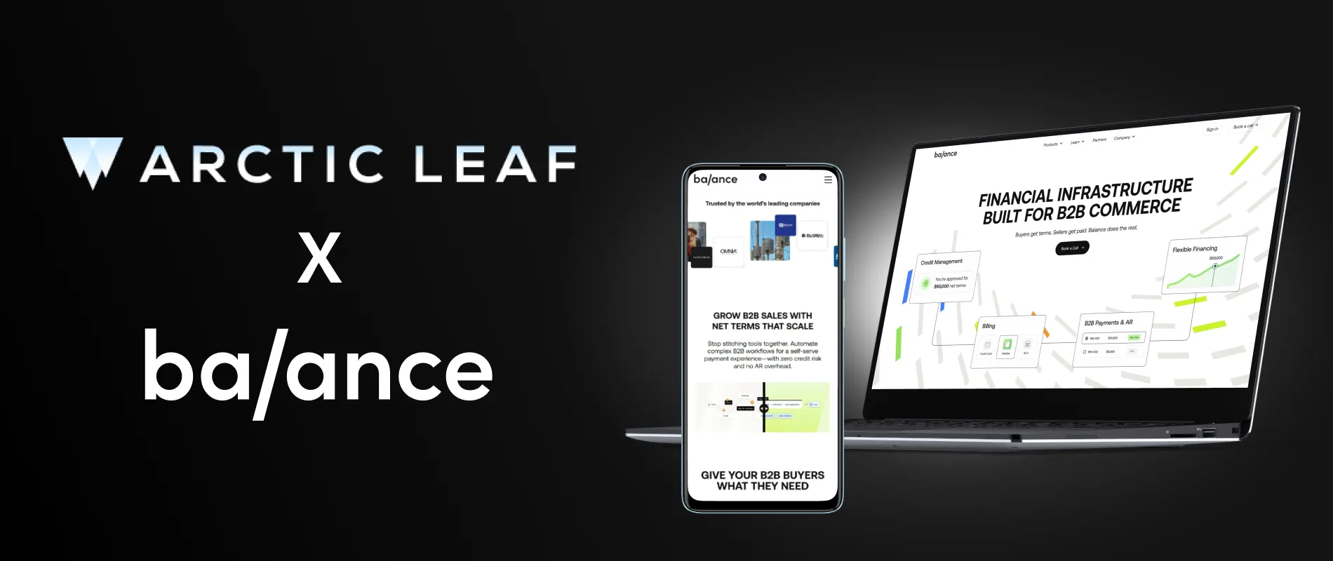 Arctic Leaf x Balance: Built for Better B2B Checkout