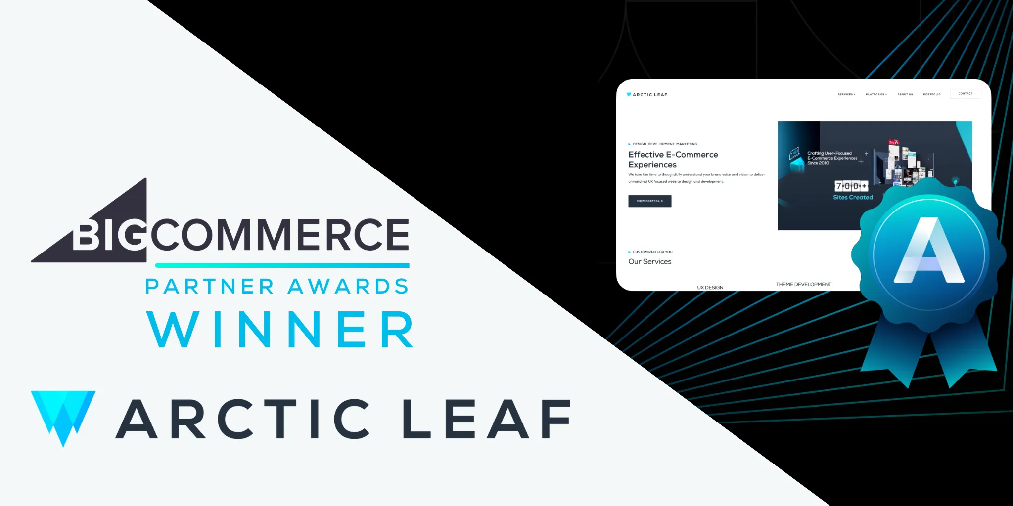 BigCommerce Agency Partner Award | Arctic Leaf