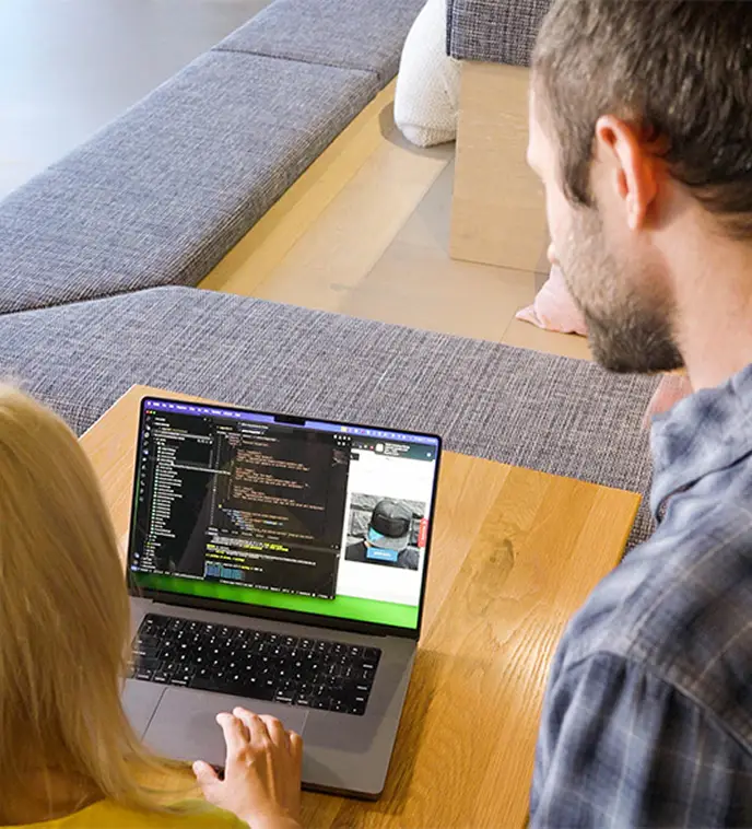 <div tabindex="-1">
<div>
<div tabindex="-1">
<div>
<div dir="auto" data-message-author-role="assistant" data-message-id="5ed11628-4c11-47de-88a1-081d2de98796" data-message-model-slug="gpt-4o">
<p data-start="0" data-end="164" data-is-last-node="" data-is-only-node="">Two people sit at a wooden table looking at a laptop screen displaying code and a product image, with one person typing while the other watches.</p>
</div>
</div>
<div>&nbsp;</div>
</div>
</div>
</div>