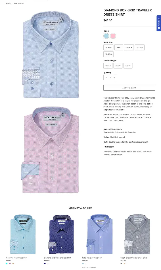 product page